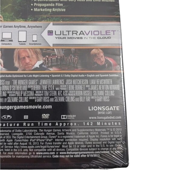 The Hunger Games DVD 2 Disc and Digital Copy Wide Screen NWT - Picture 5 of 10